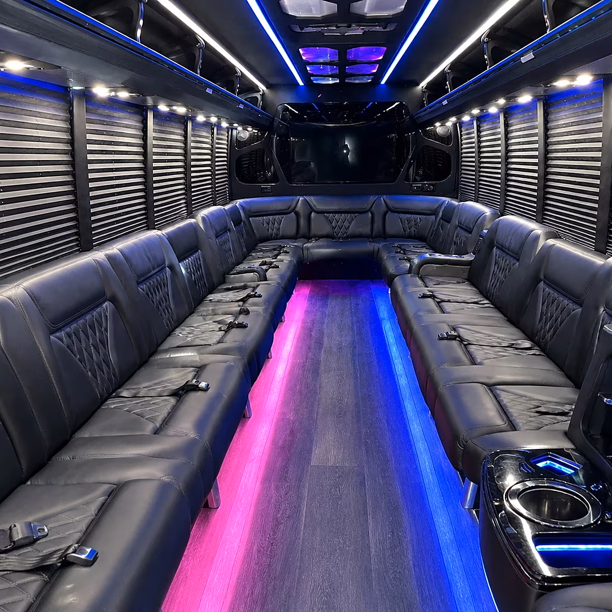 Austin austin concert party bus rental party bus interior