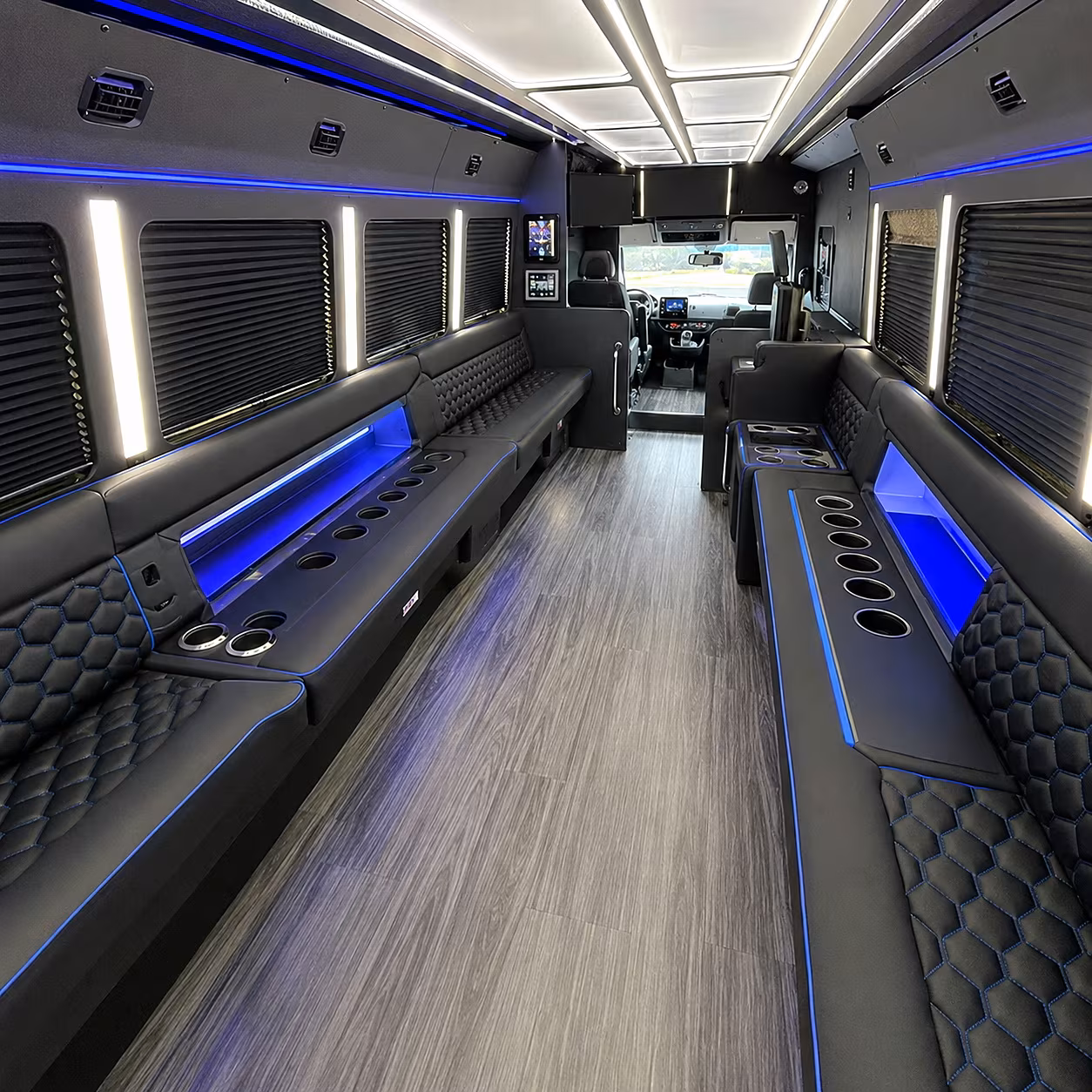 Austin austin concert party bus rental party bus interior