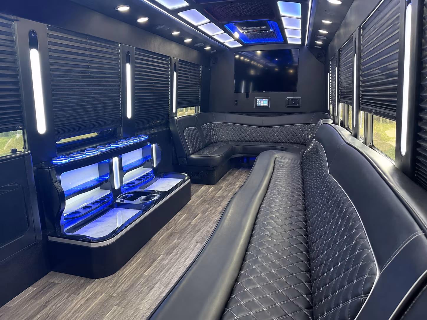 Austin austin concert party bus rental party bus exterior