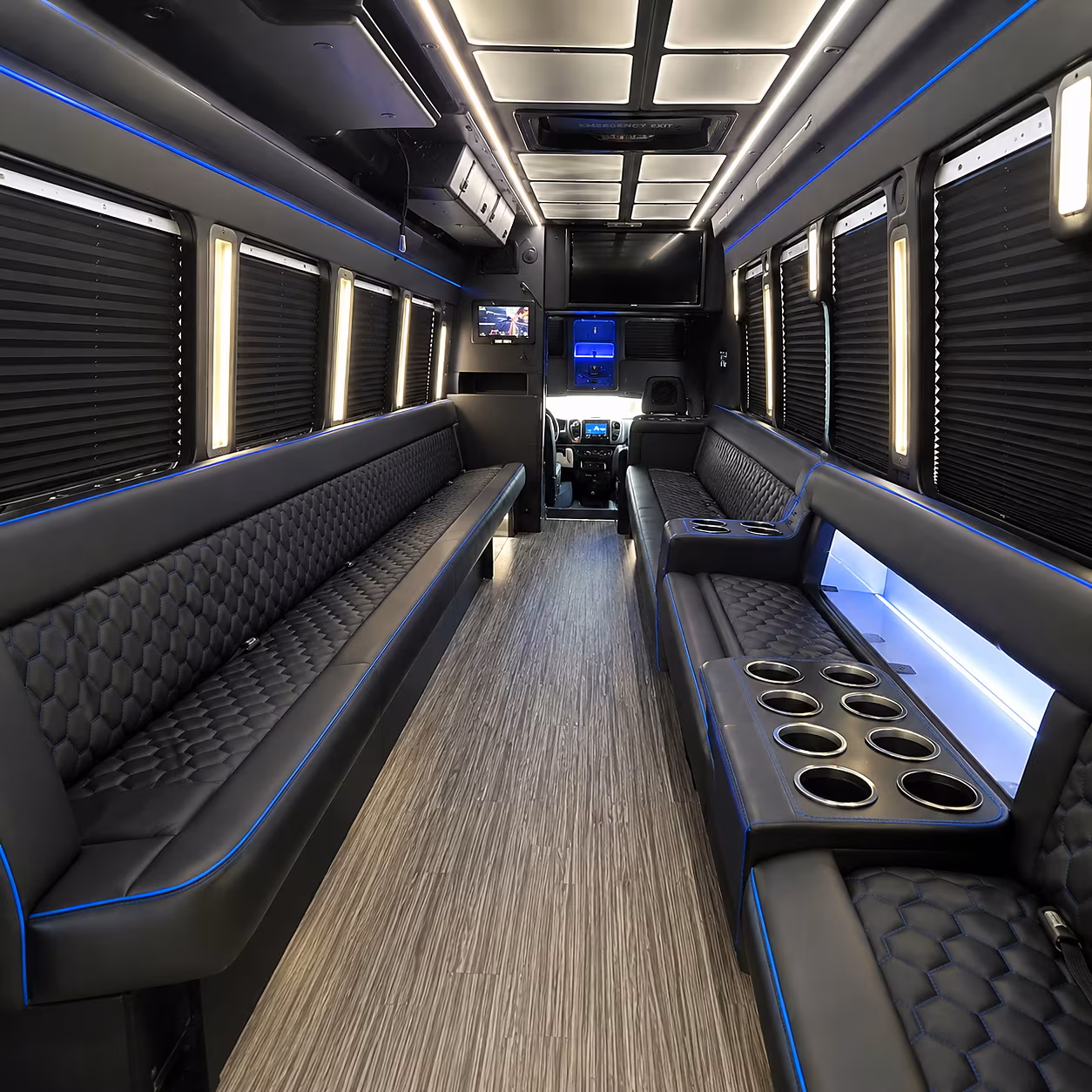 Austin austin private event party bus rental party bus interior