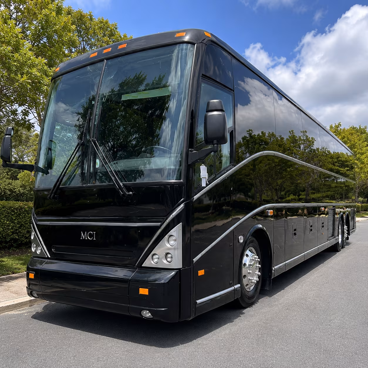 Austin austin school event bus rental party bus exterior
