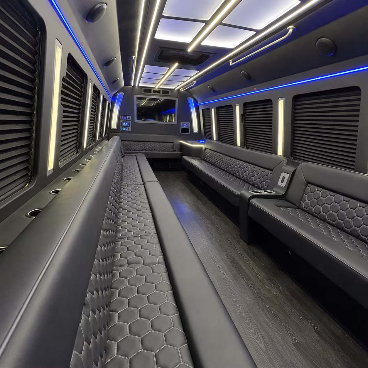 Austin Birthday, Sweet 16, & Quinceañera Transportation onboard seating