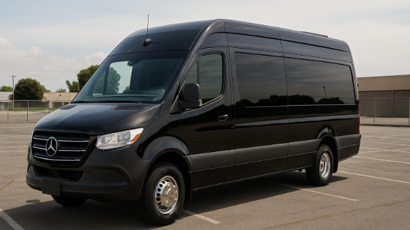 Exterior of Charter Bus Company Georgetown's 15 Passenger Party Bus in Georgetown