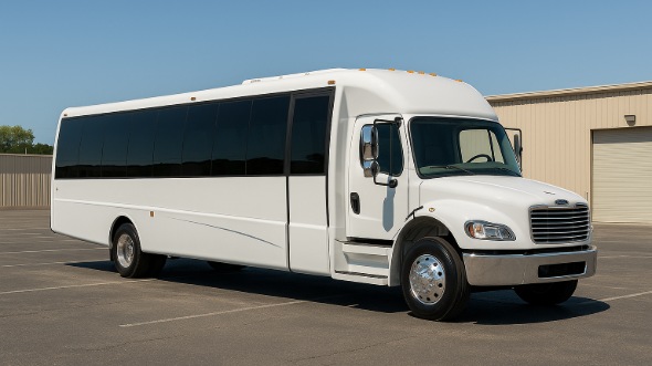 Exterior of Charter Bus Company Killeen's 20 Passenger Party Bus in Killeen