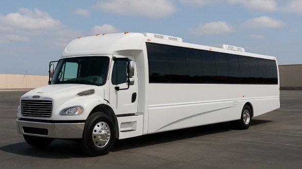 Exterior of Charter Bus Company Killeen's 30 Passenger Party Bus in Killeen