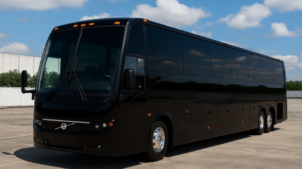 Exterior of Charter Bus Company Georgetown's 50 Passenger Party Bus in Georgetown