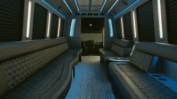 austin 28 passenger party bus rental